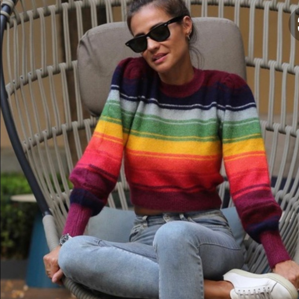 Zara rainbow sweater